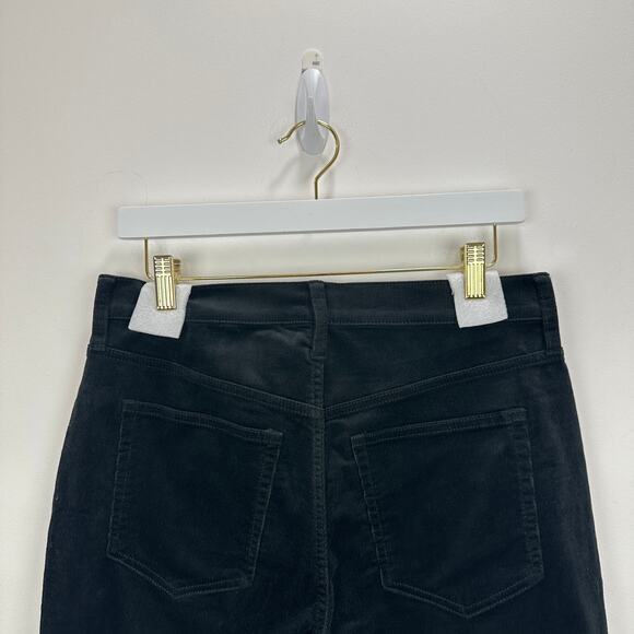 J.Crew Petite Corduroy Full Length Essential Straight Pant Black US 29 P NWT - Picture 8 of 12